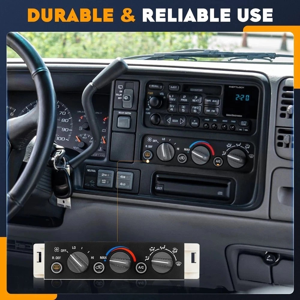A/C Heater Control Module for 1996-2000 Chevy Tahoe C1500/C2500 Suburban, GMC…
