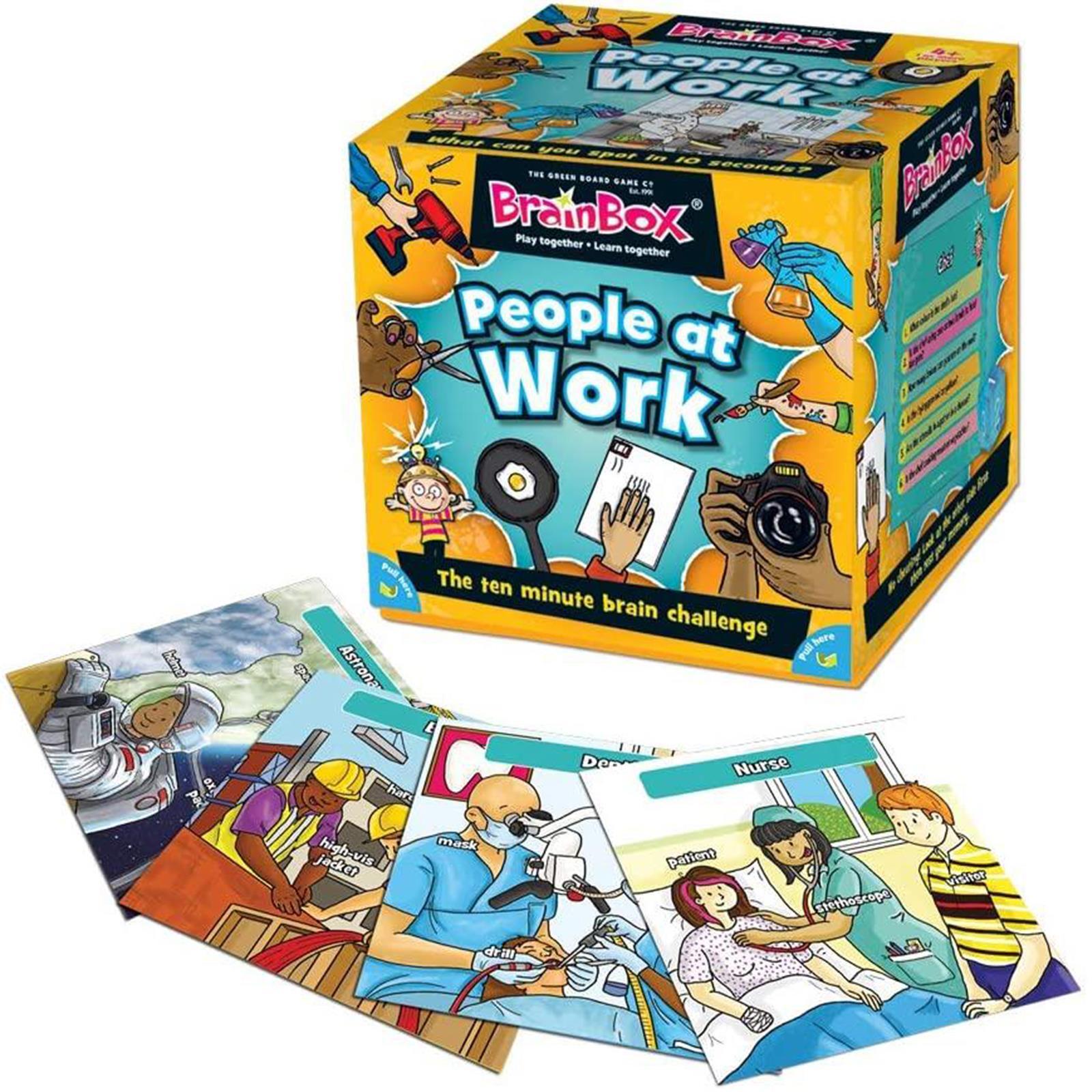 BrainBox People at Work Kids Toddler Educational Play and Learn Board Game