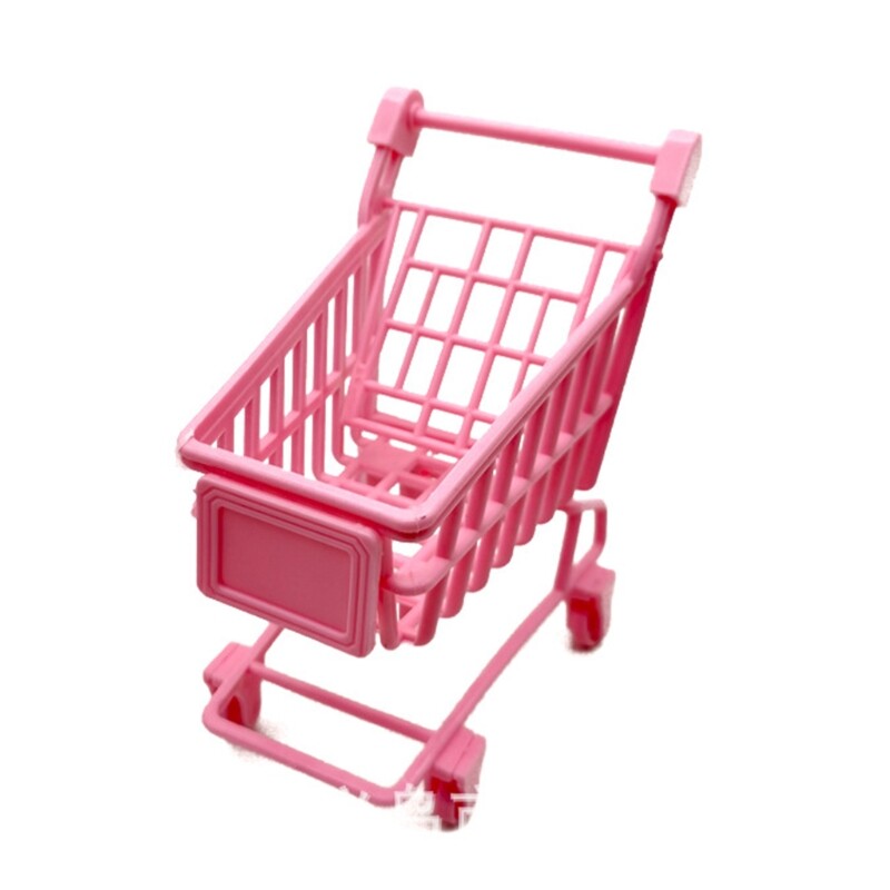 Desk Decoration Baking Accessories Miniature Shopping Cart Interactive Playset
