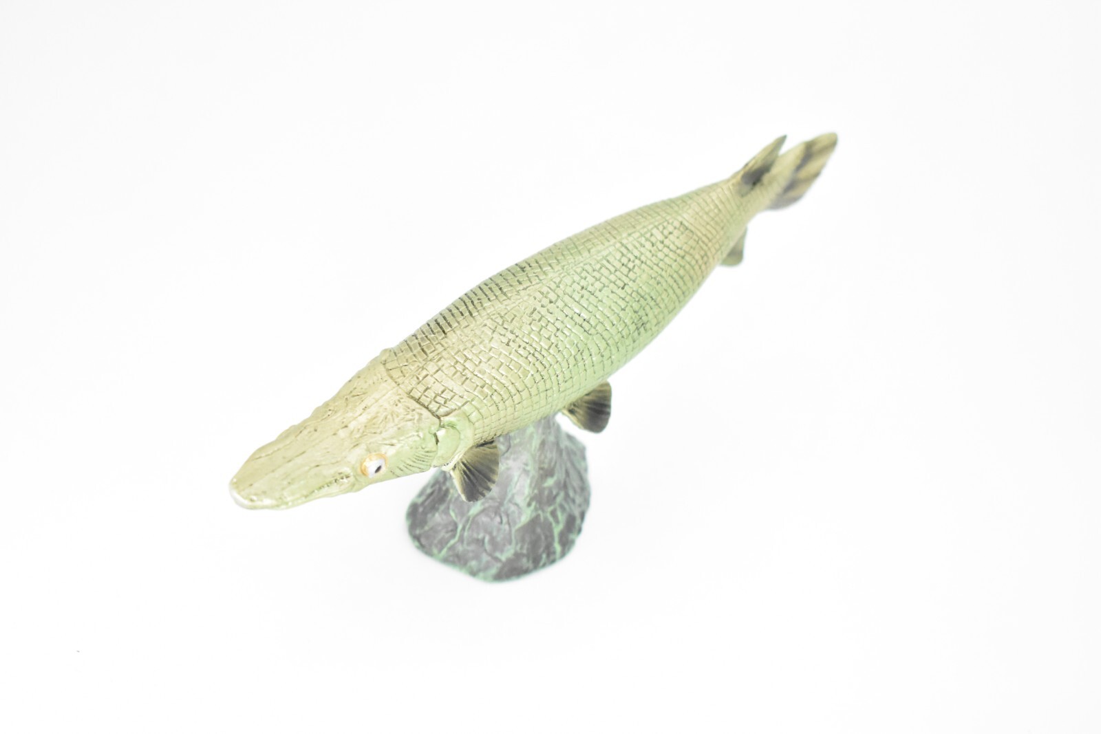 Alligator Gar, Model Fish, Very Realistic Rubber, Hand Painted Toy CH017BB71