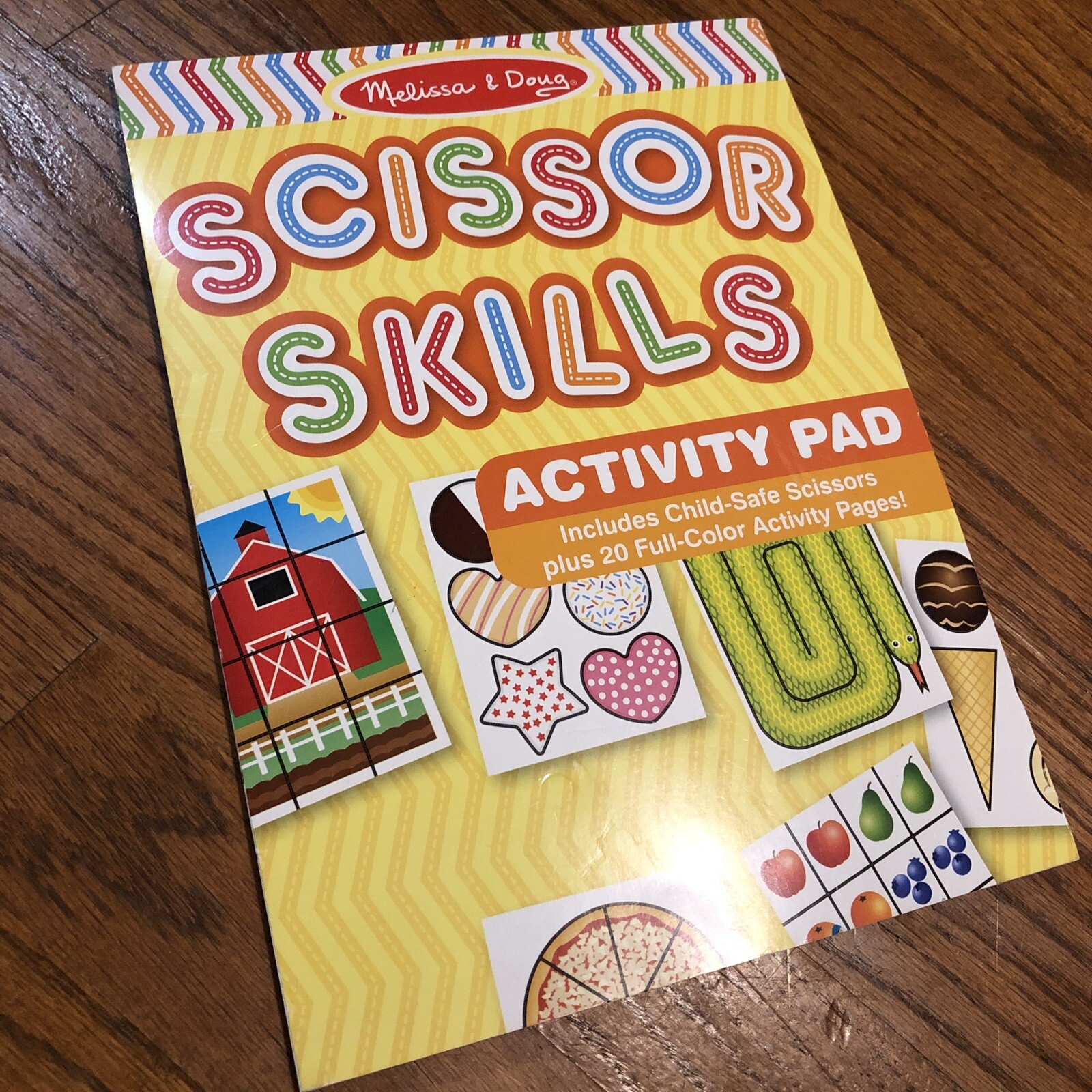 Melissa And Doug Scissor Skills Activity Pad NEW ~ 20 Pages