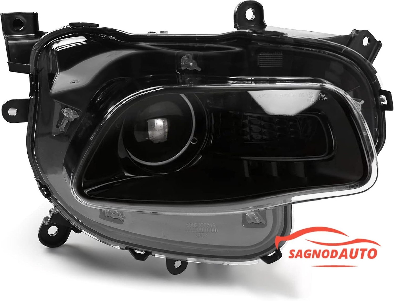 Headlight compatible with 2014-2018 Jeep Cherokee Right Passenger Side
