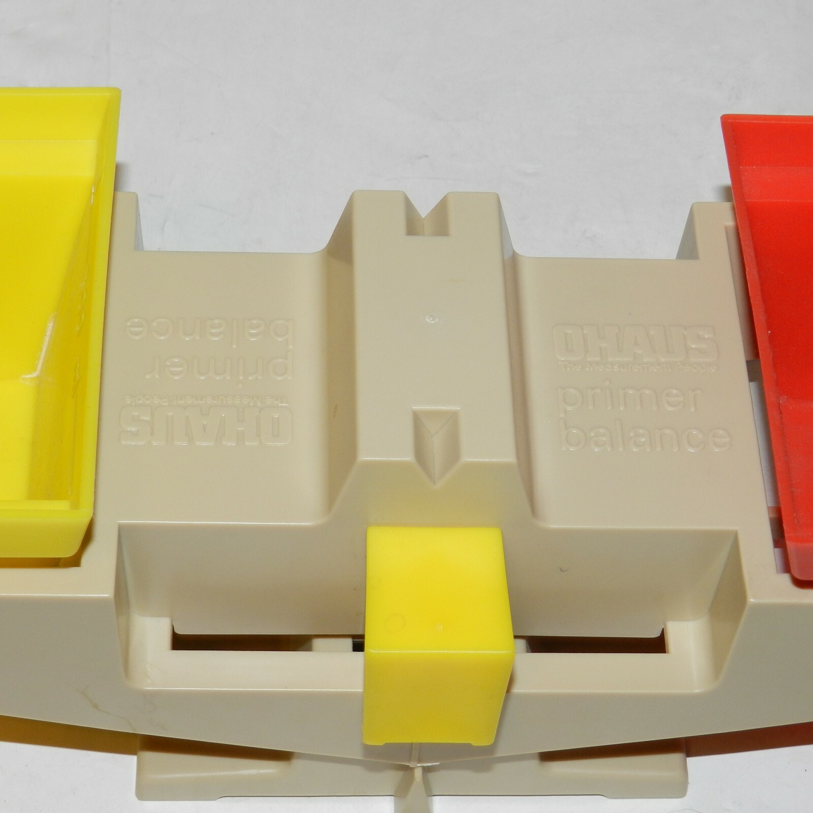 OHAUS Primer Balance Scale Measuring Tool Plastic Red and Yellow NIB
