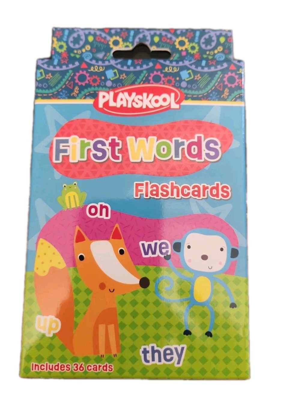 Set Playskool 123s & First Words & Colors and Shapes Flashcards Educational