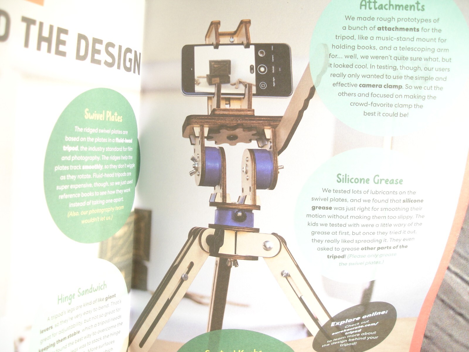 NEW Eureka TABLETOP TRIPOD Cell Phone Photos BUILD MODEL KIT KiwiCo Homeschool