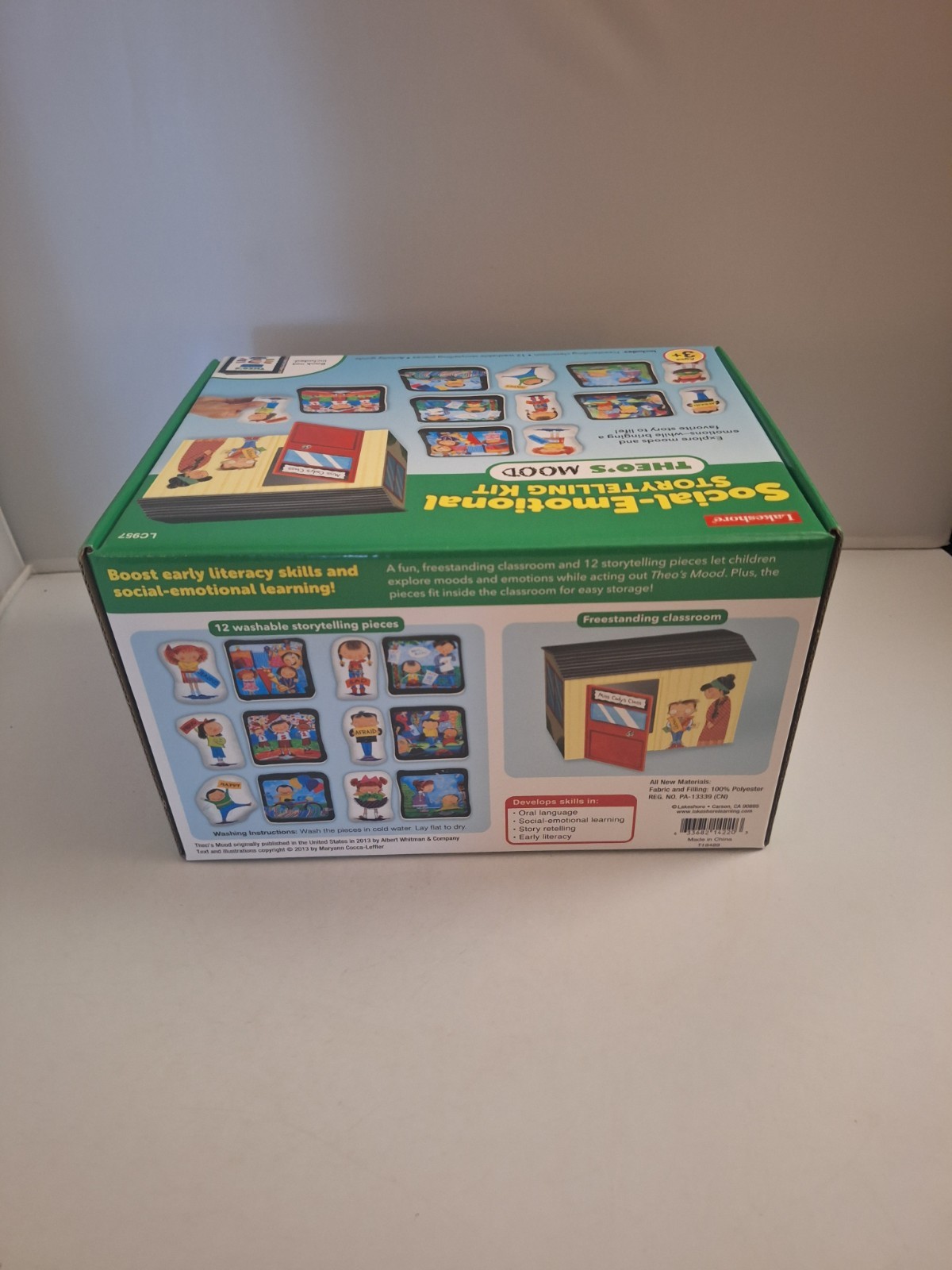 Lakeshore Social Emotional Story Telling Kit Theo’s Mood COMPLETE
