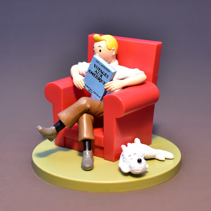 The Adventures of tin: Snowy Assembled Scene Figure Model Ornament – Gift