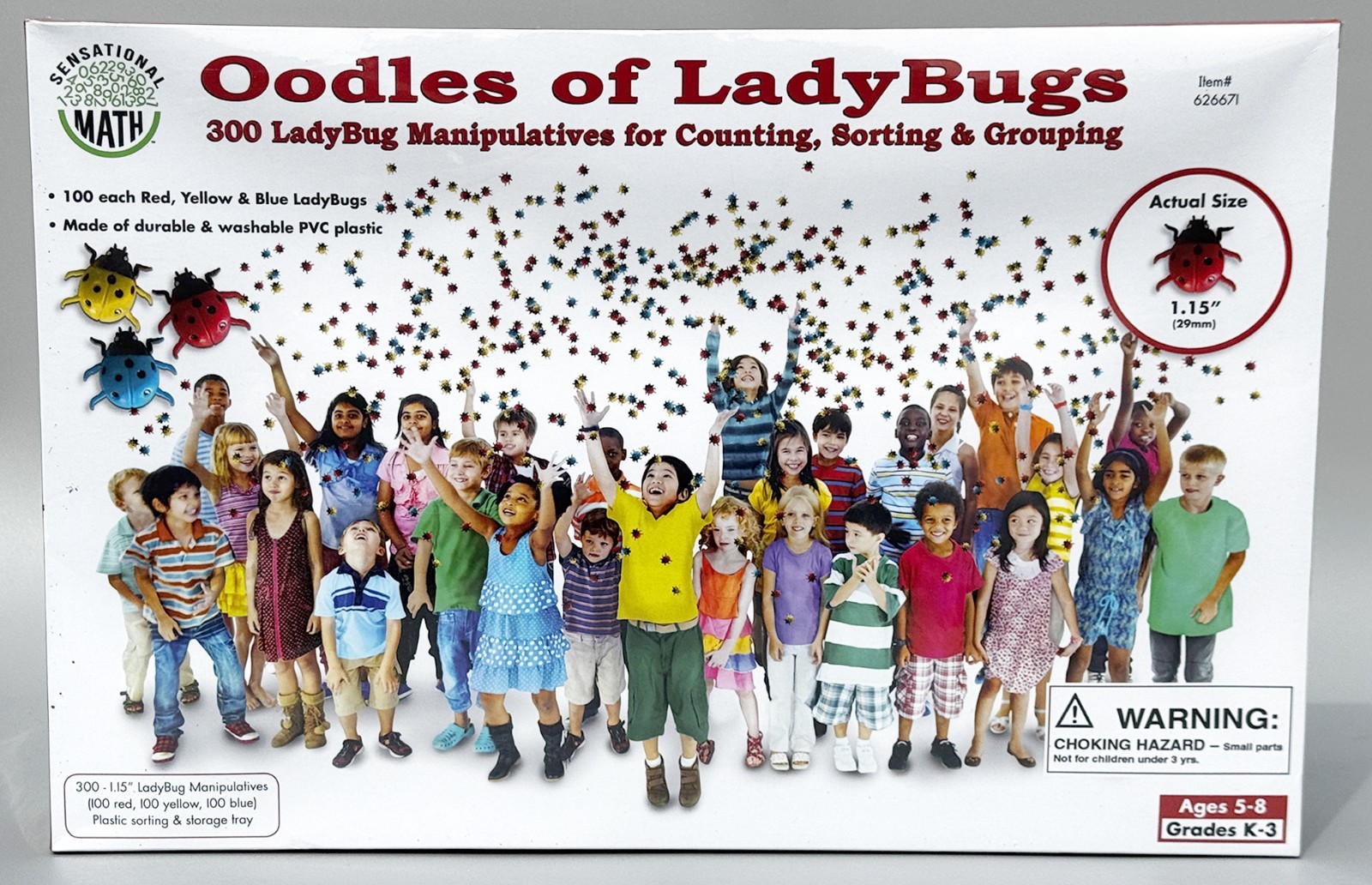 SEALED Educational Game “Oodles of Ladybugs” 300 big Bugs, Essential Learning
