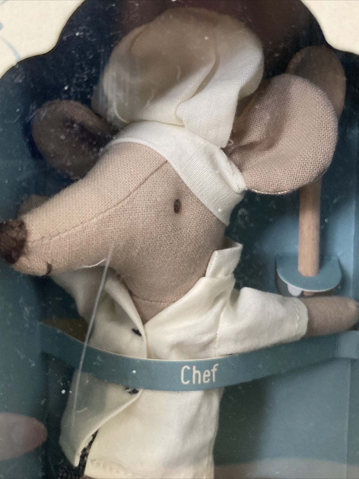 Maileg Royal Staff 6” MOUSE CHEF with POT & COOKING SPOON NEW NRFB