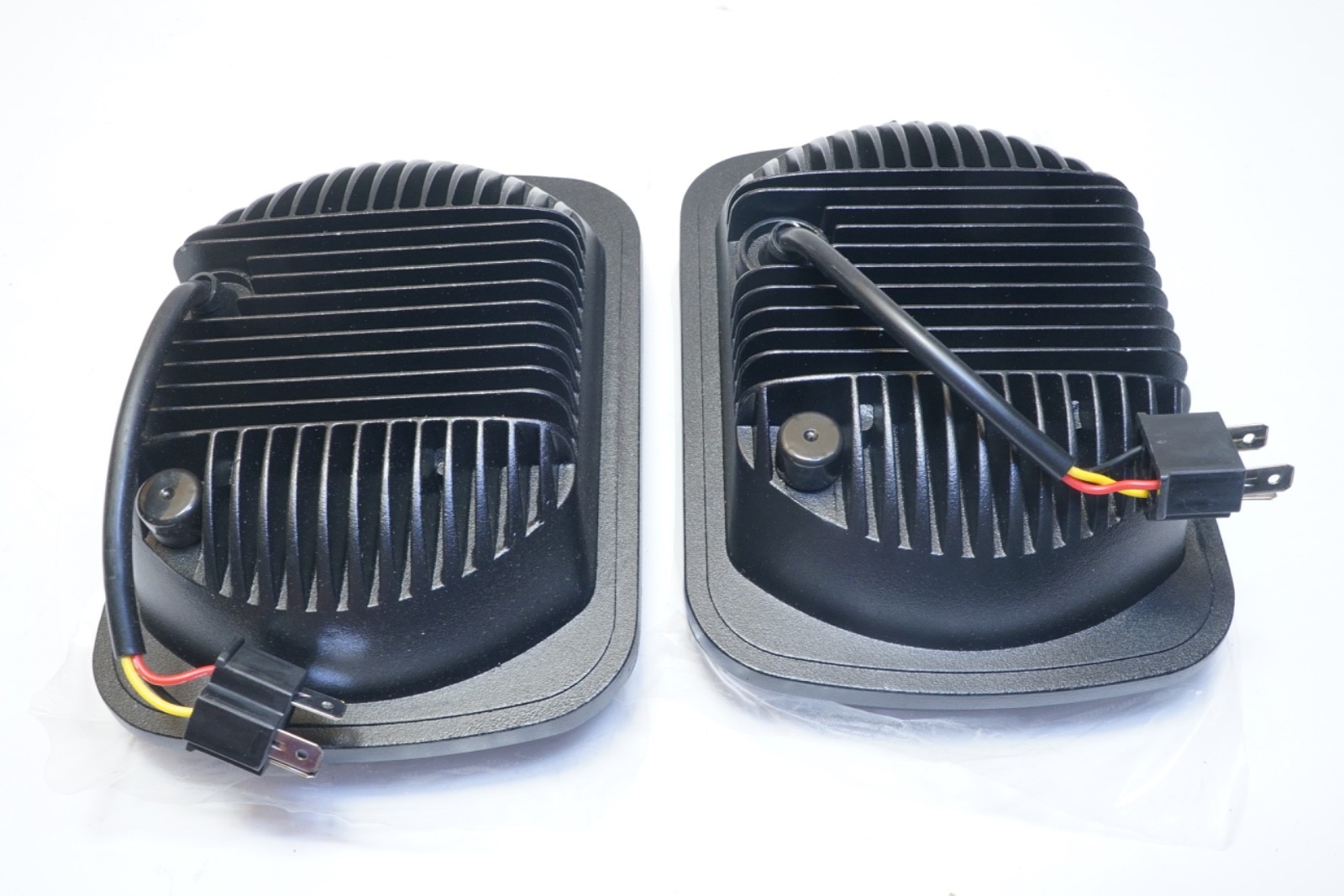 NEW TRUE MODS 7×6 5×7 LED Headlights H6054 H5054 Black [Low/High Sealed Beam