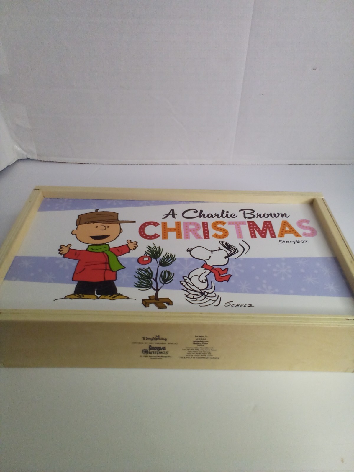 A Charlie Brown Christmas Storybox 7 Wood Characters Backgrounds Dayspring