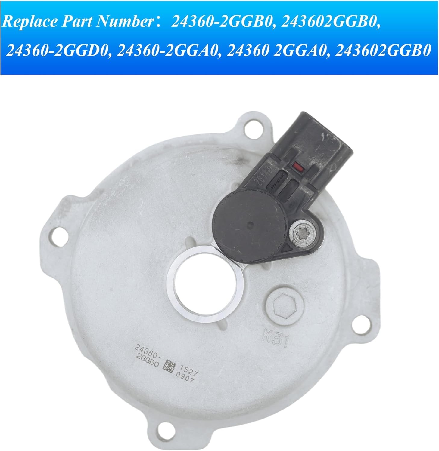 Rldym Engine Variable Valve Timing VVT Solenoid with Sensor 243602GGD0 for