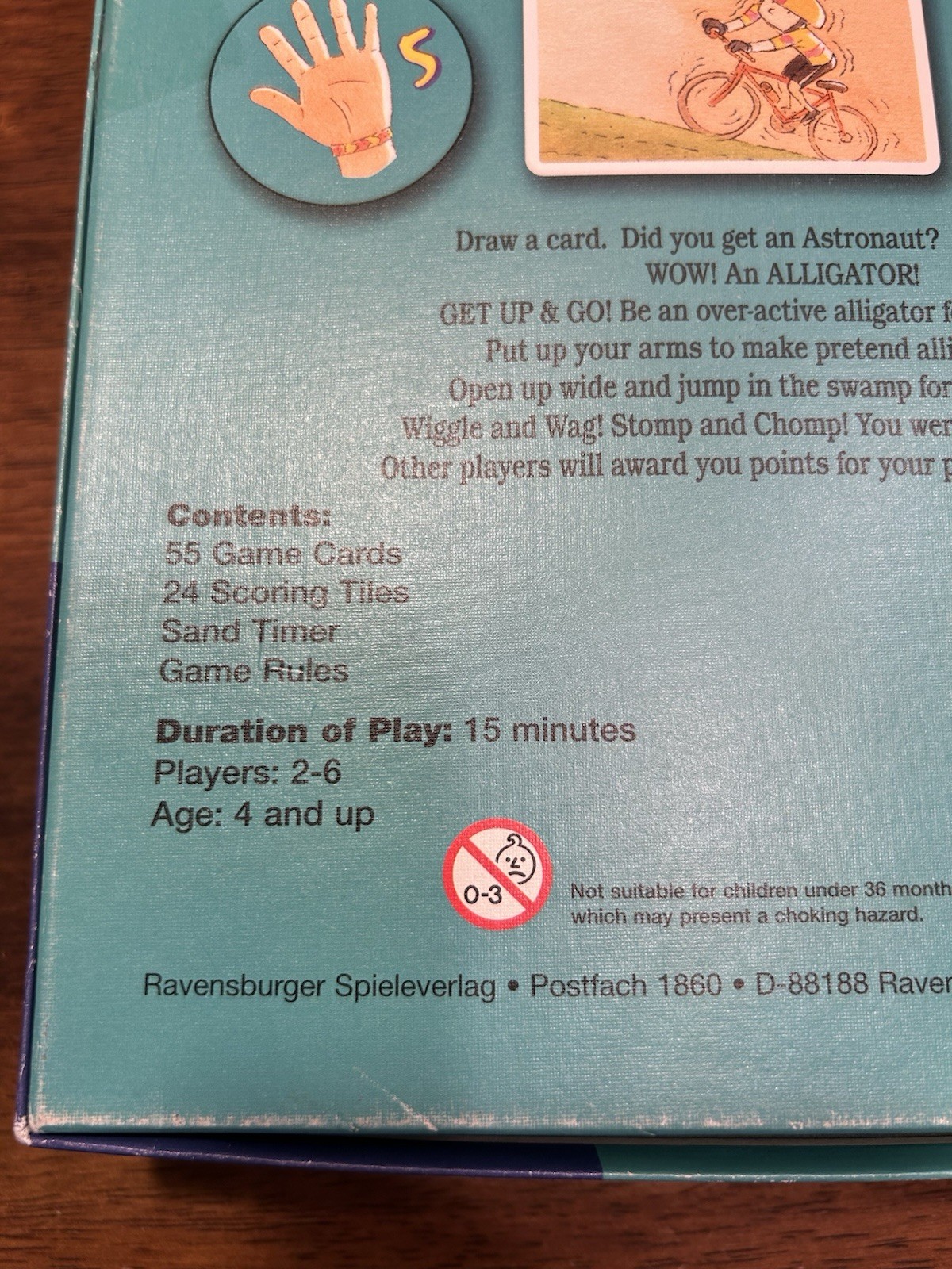 GET UP AND GO! Don’t Just Sit There…Play!! Vintage Game By RAVENSBURGER **