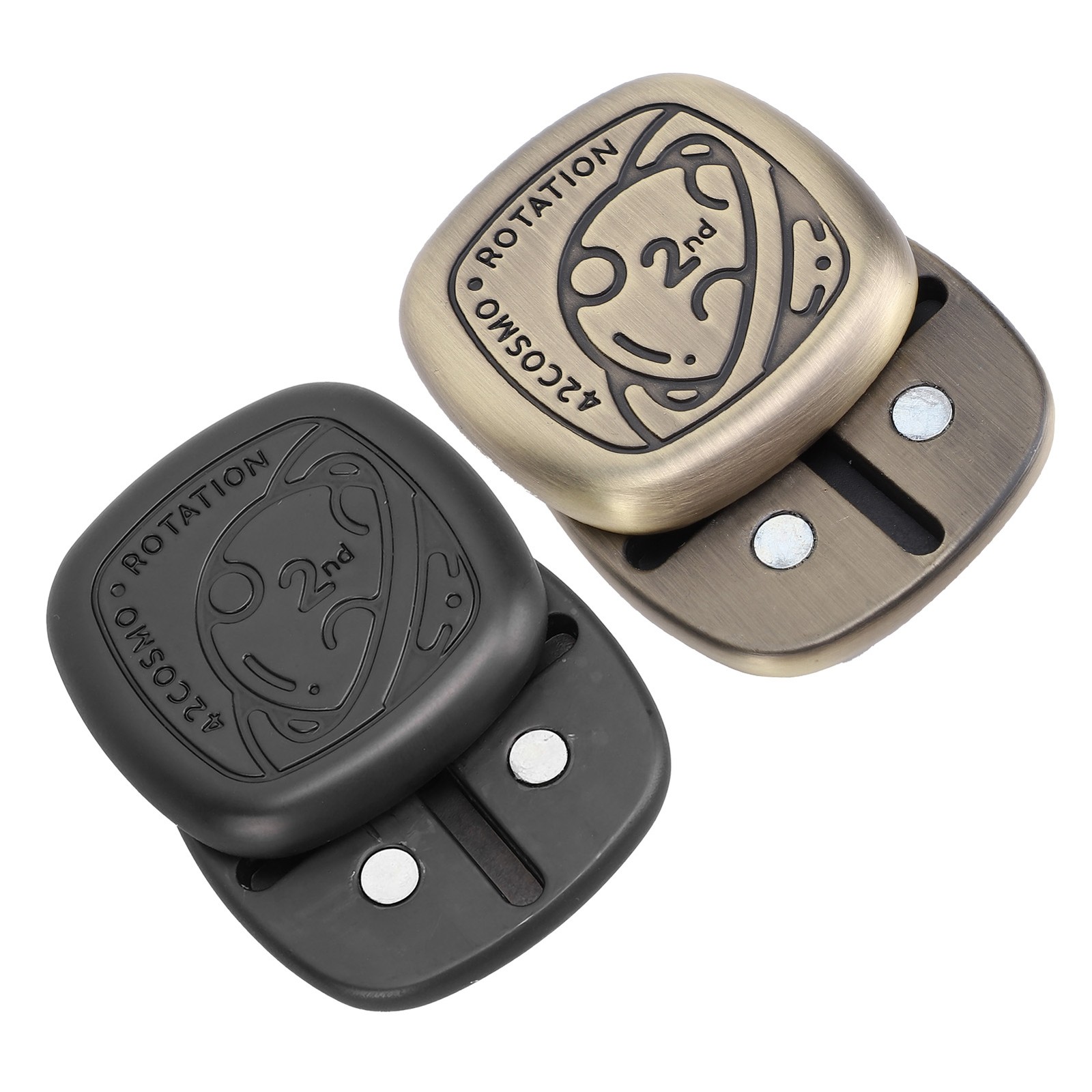 Fingertip Slider Four Way Rotating Push Card Metal Magnetic Fingertip Slider