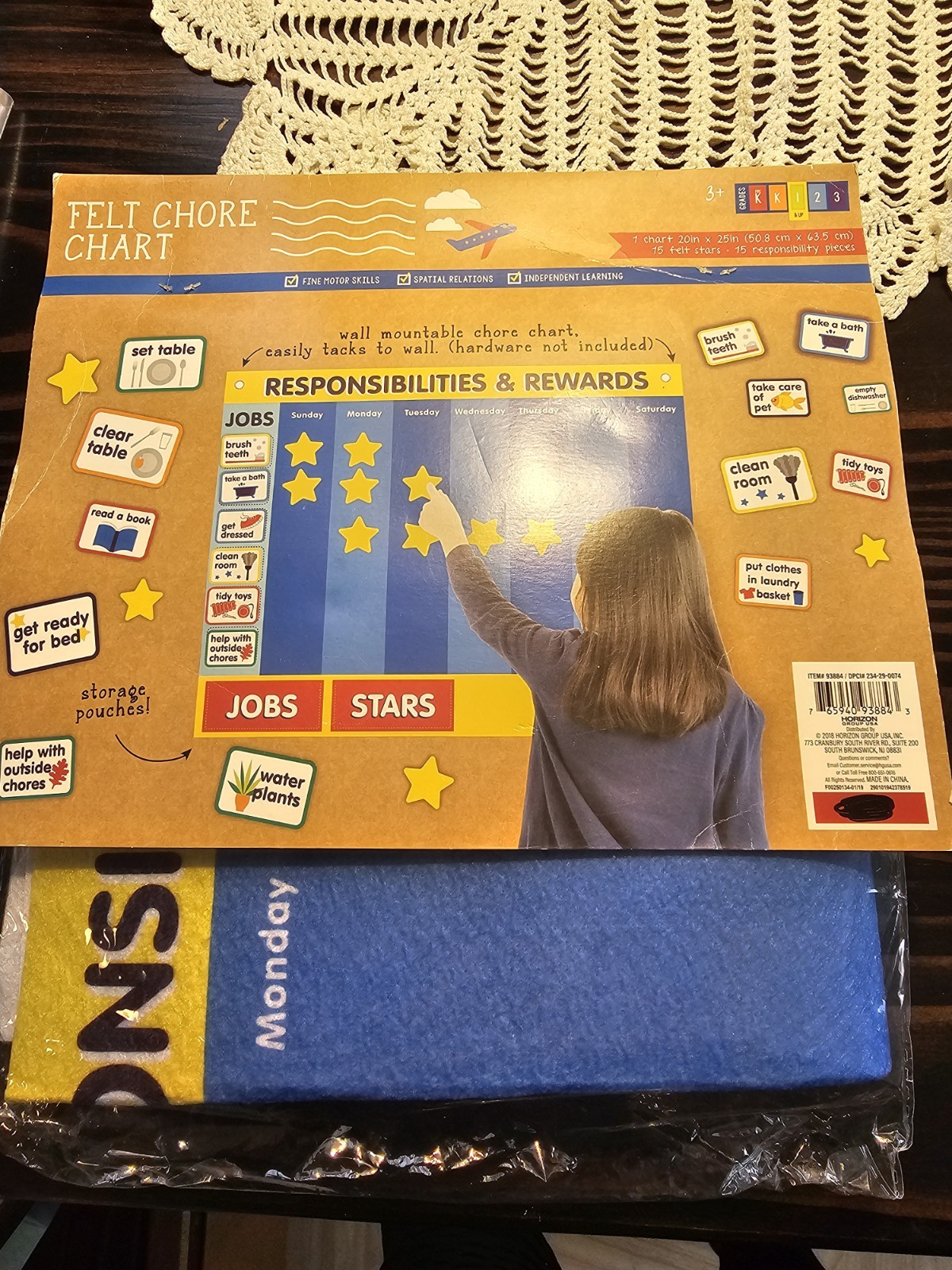 Behavior Chart Felt Reward System Good Behaviors Chores Classroom Stars