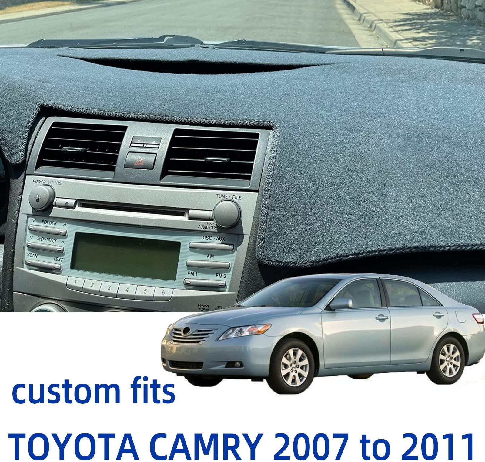 Dash Cover Dashboard Cover Mat Pad Custom Fit for Toyota Camry 2007 2008 2009…