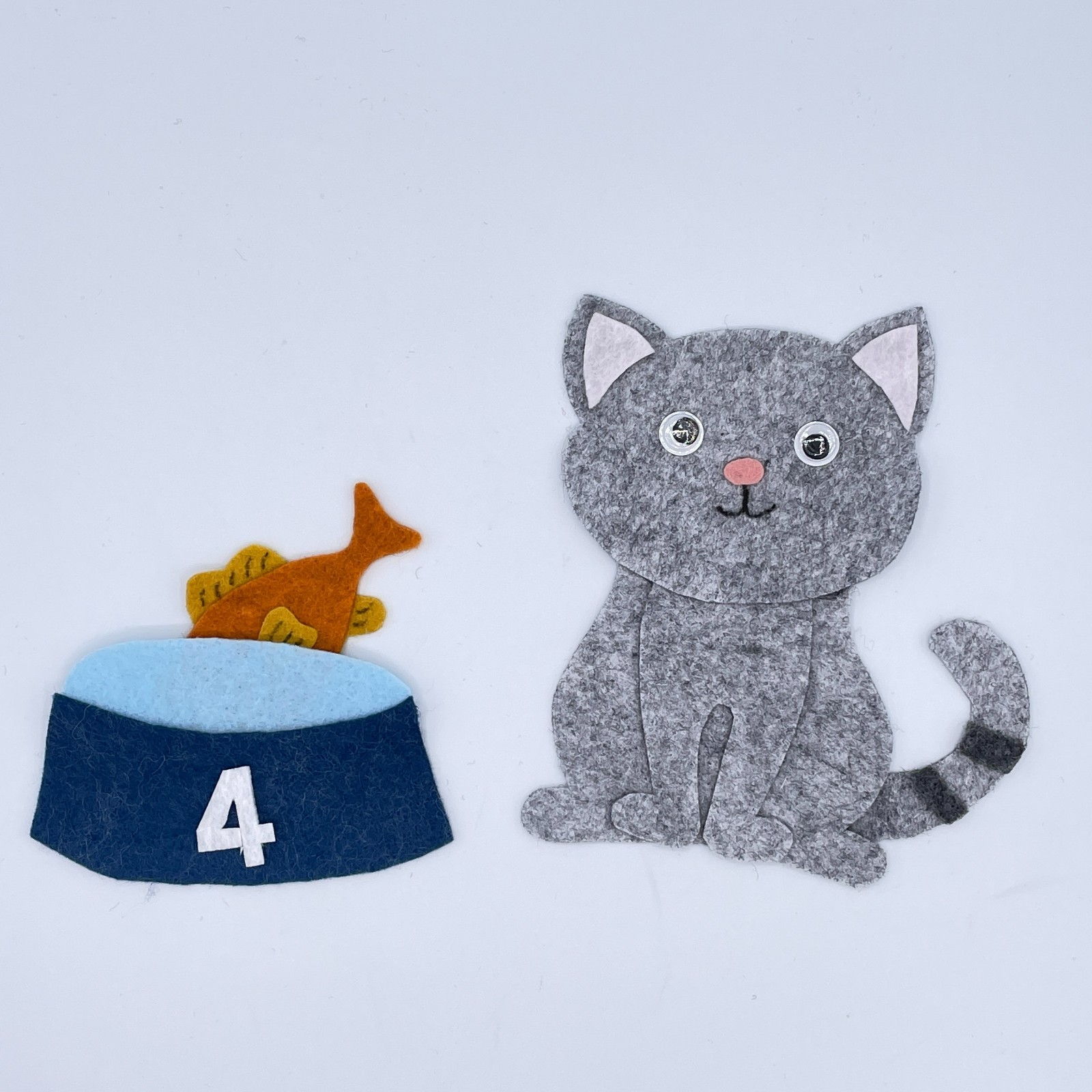 Kitty Kitty, Where’s the Fish? Felt Game – A Color Recognition Activity