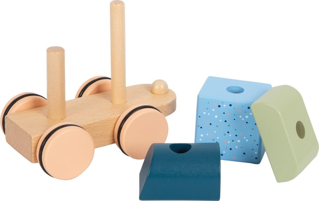 small foot Wooden Train Arctic made of FSC 100%-certified wood, stacking & inser