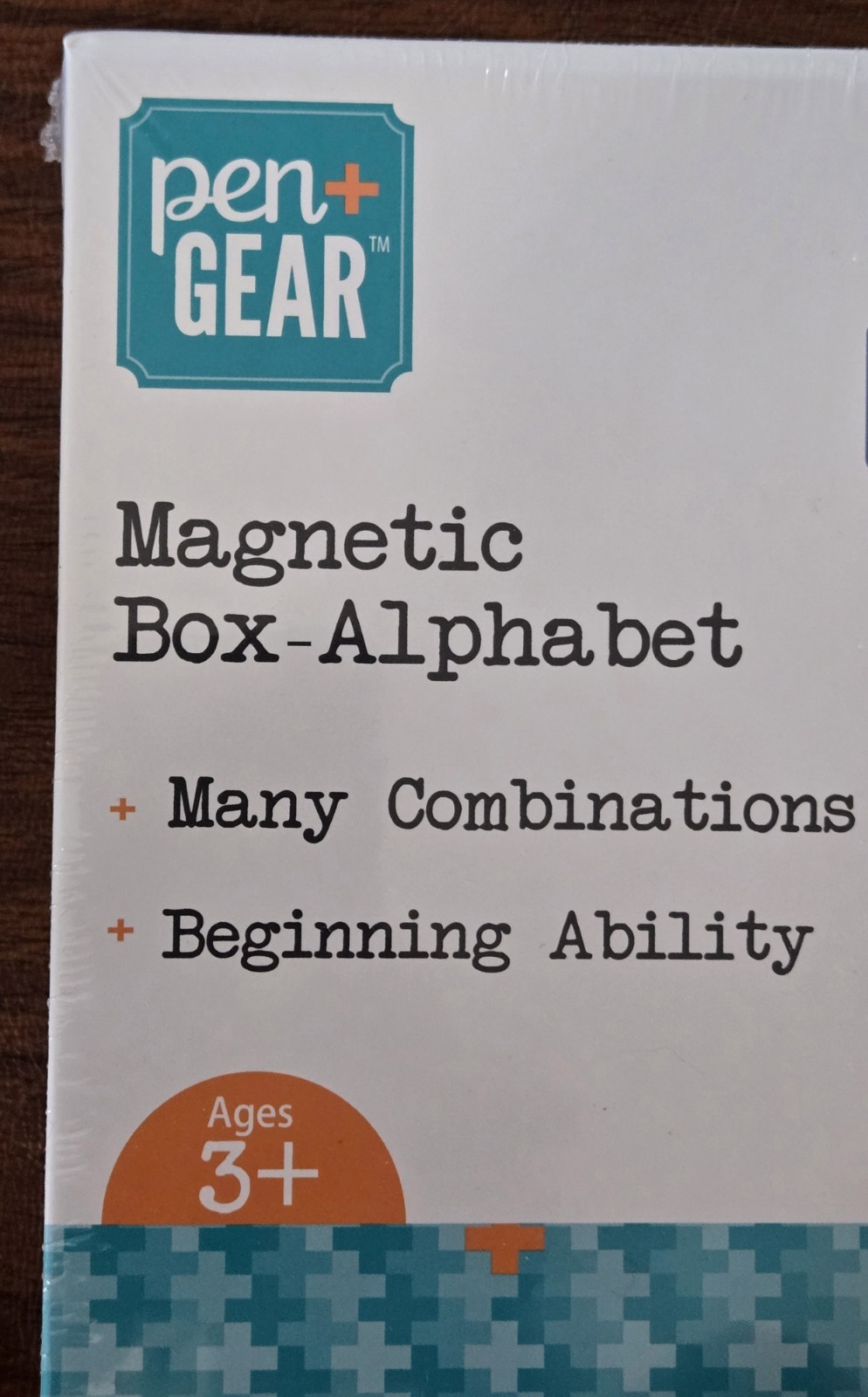 Magnetic Alphabet Activity Box Educational Pen Gear Factory Sealed NIB Children