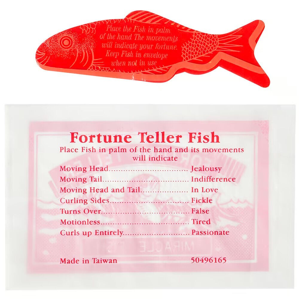 144 MIRACLE FORTUNE TELLING FISH Teller Palm Reading Party Favors (12 dz)