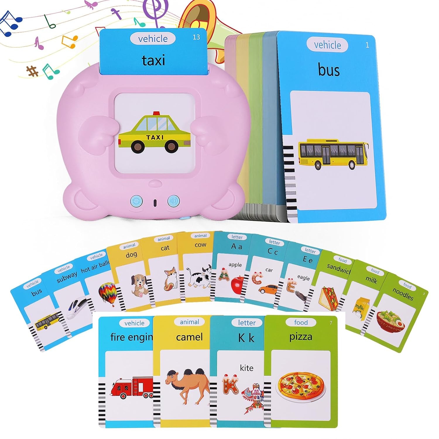 Talking Learning Flash Cards for Toddlers Kids Educational Kids Learning