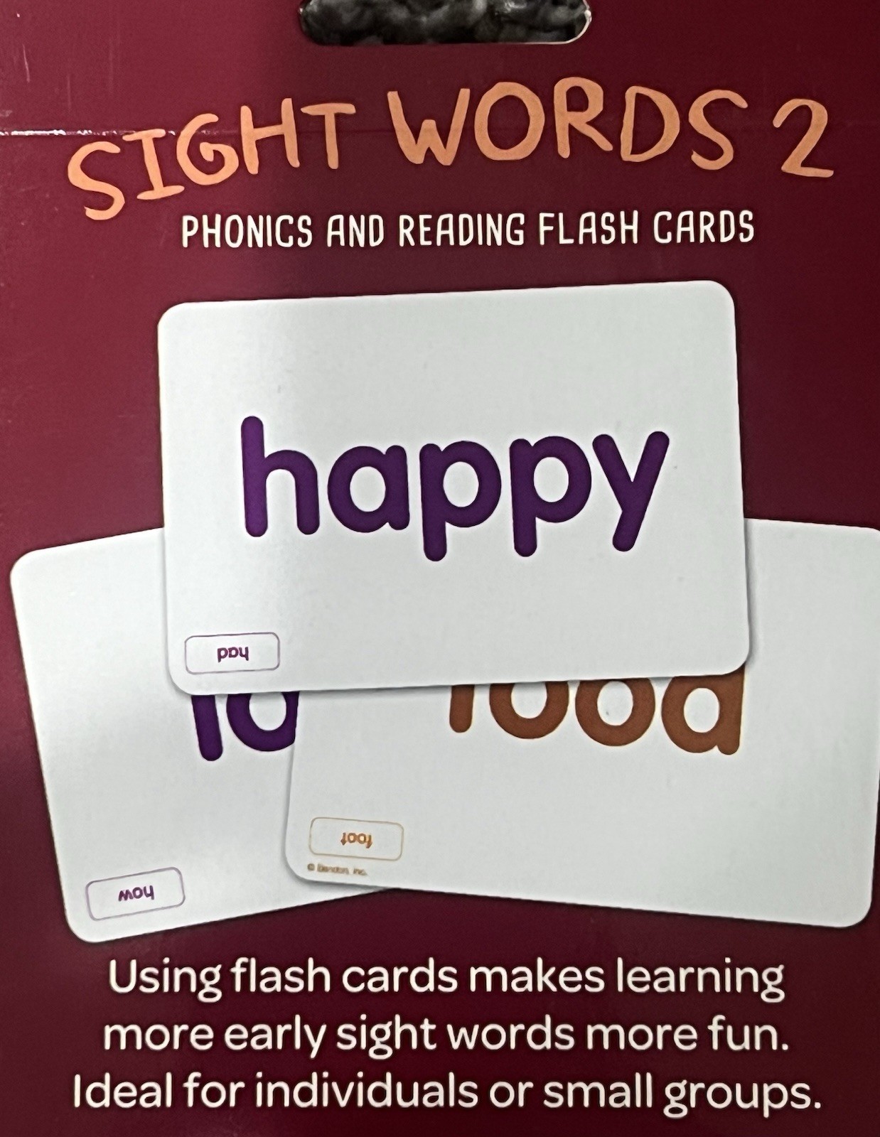 Phonics And Reading Flash Cards By Bendon (Ages 3+, 4+) Set Of 3 NEW