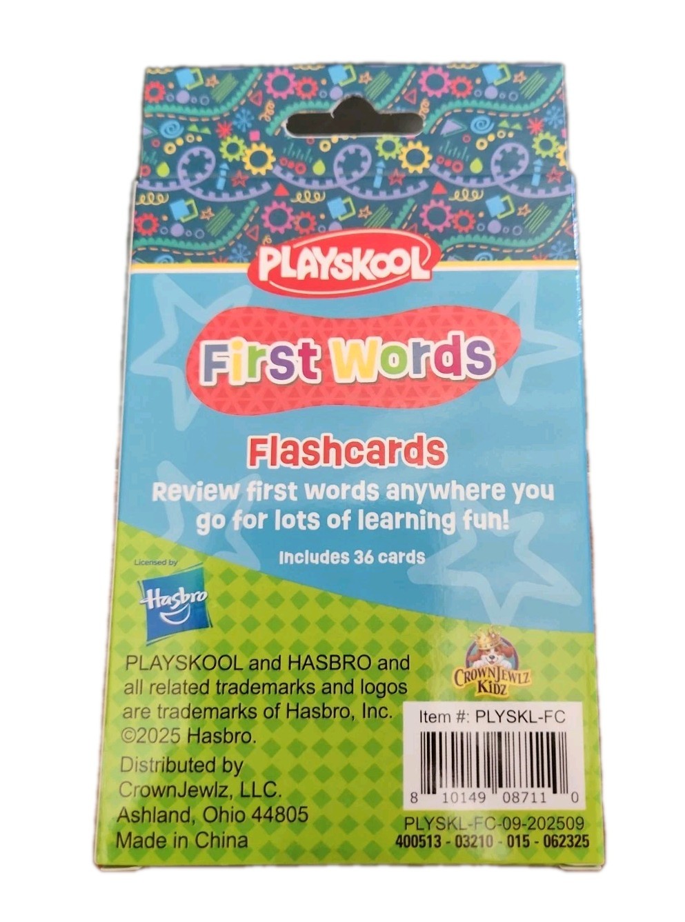 Set Playskool 123s & First Words & Colors and Shapes Flashcards Educational