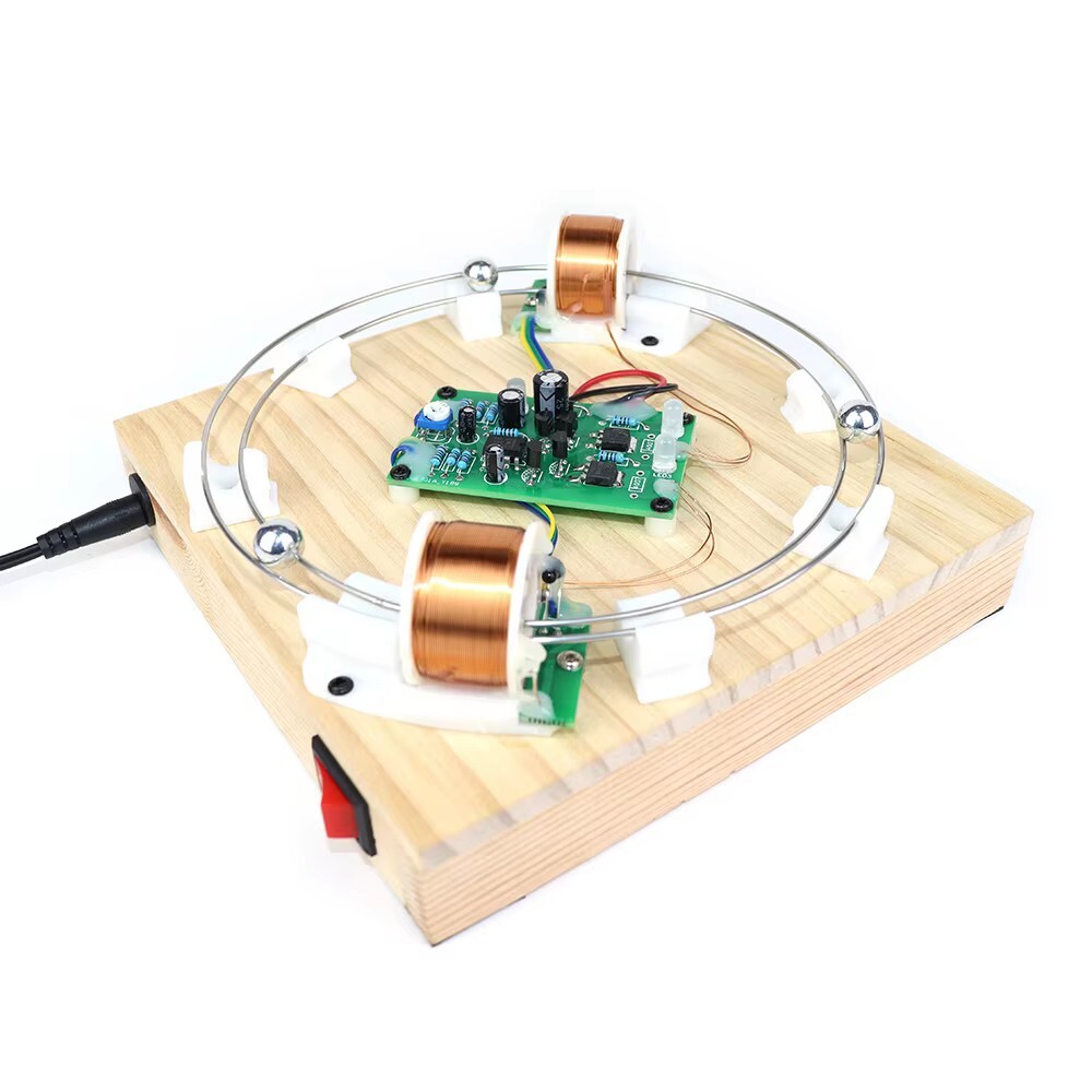 Electromagnetic Accelerator DIY Electrical & Magnetic Induction Circular Motion