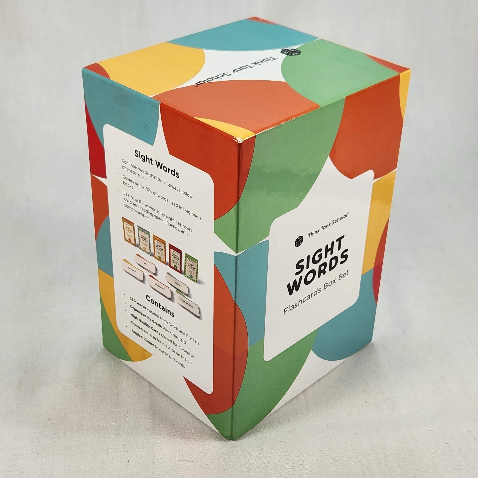 Think Tank Scholar 520 Sight Words FlashCards BOX Set Grade PK-3 some brand new