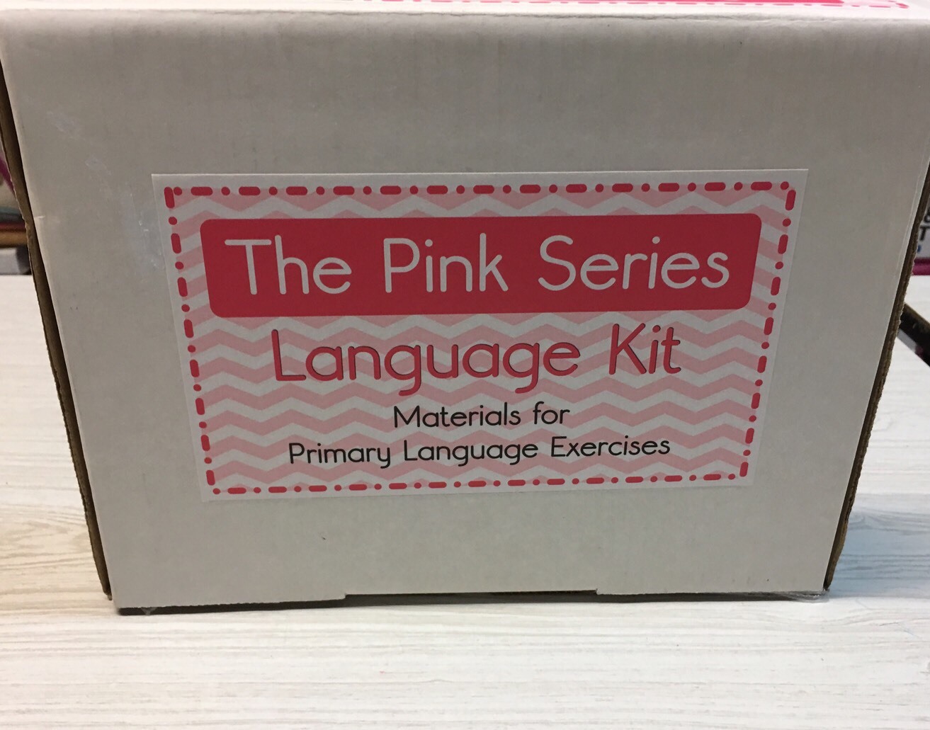 The Pink Series – Language Kit – (16) Montessori Materials for Primary Language