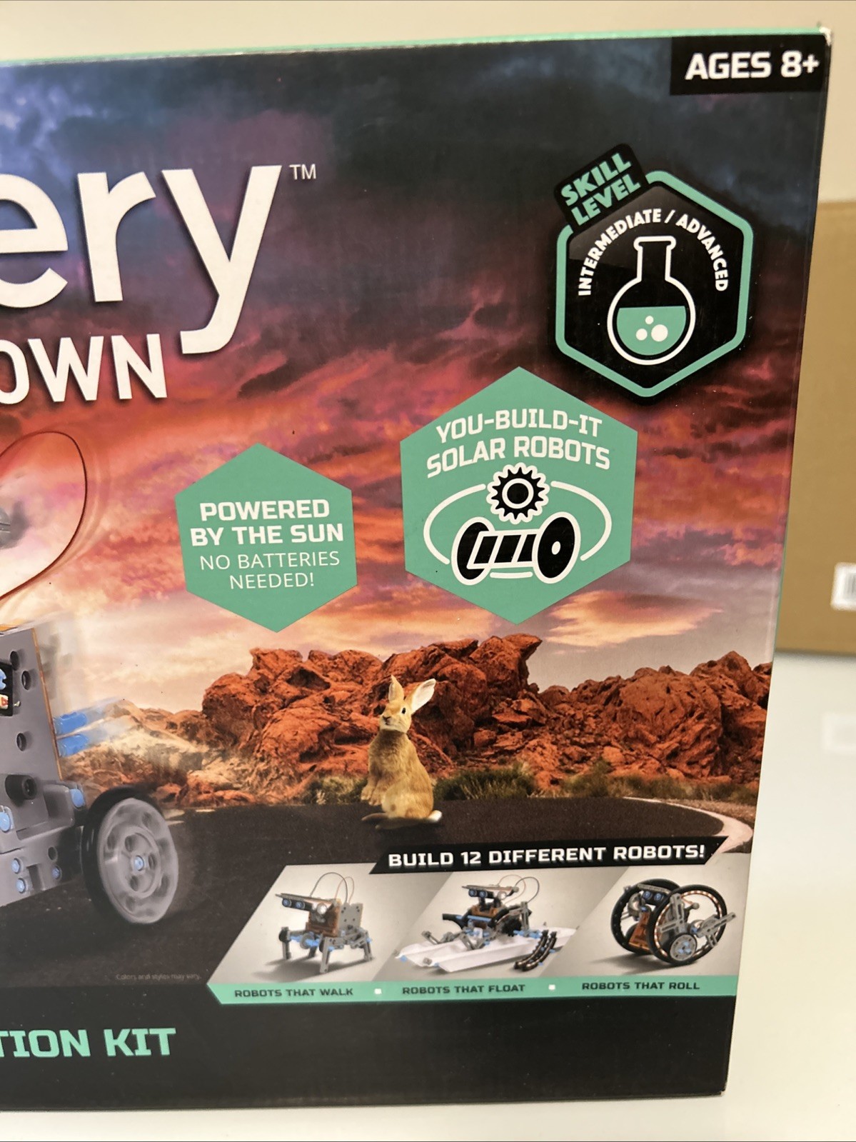 Discovery Mindblown Solar Robot Creation Kit STEM 12 in 1 190 Pcs Kids DIY