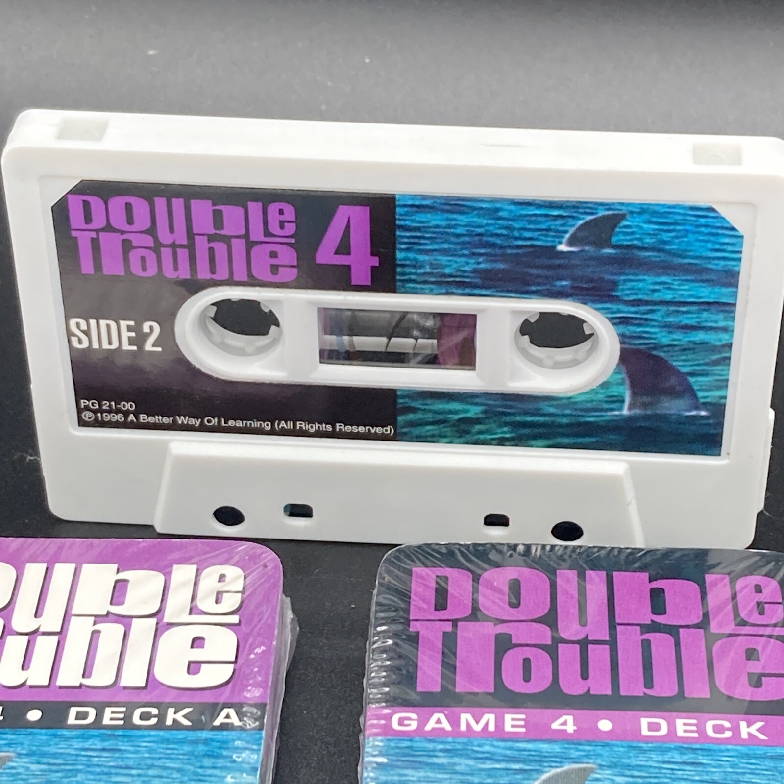The Phonics Game Replacement Cards and Cassette Game 4 Double Trouble NEW SEALED