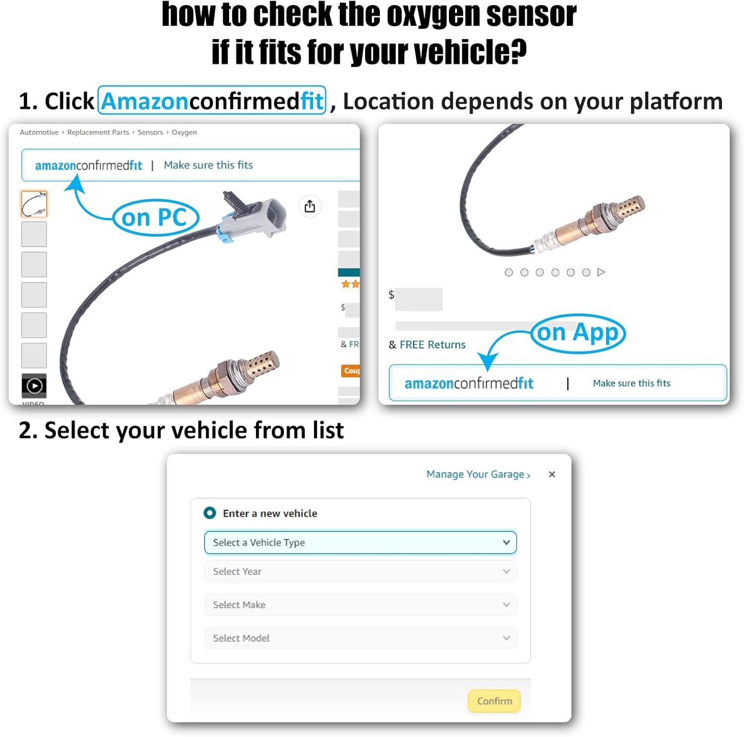 VW Jetta Golf Passat 234-5107 O2 Oxygen Sensor Air Fuel Ratio Upstream 250-25035
