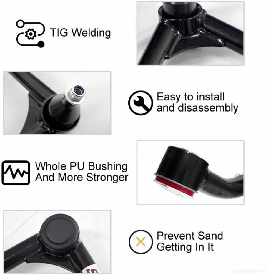 Pair (2 PCS) Front Upper Control Arm Compatible with 2014-2018 Silverado Sierra