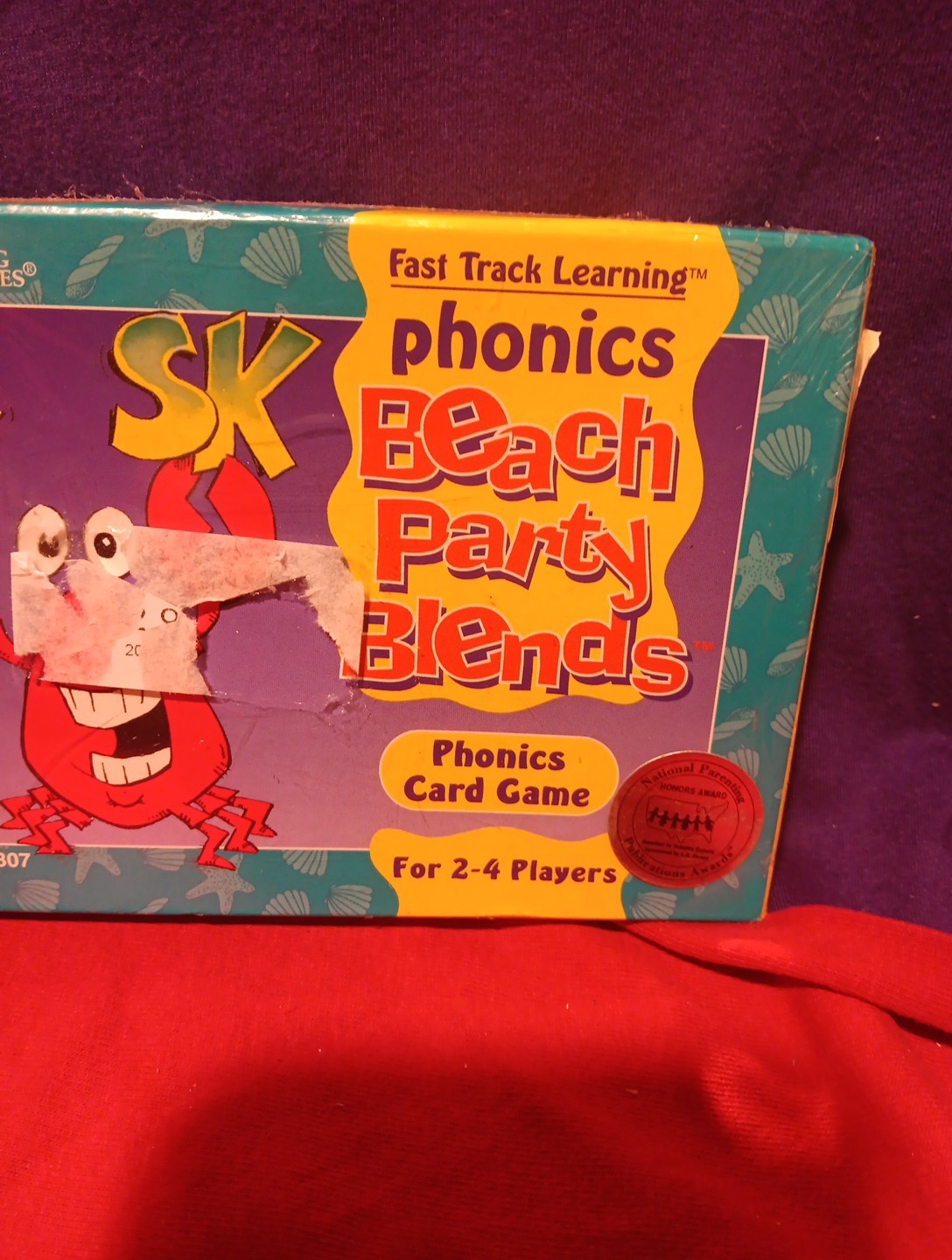 Learning Resources Phonics Beach Party Blends Card Game NEW Homeschool Fast Trac