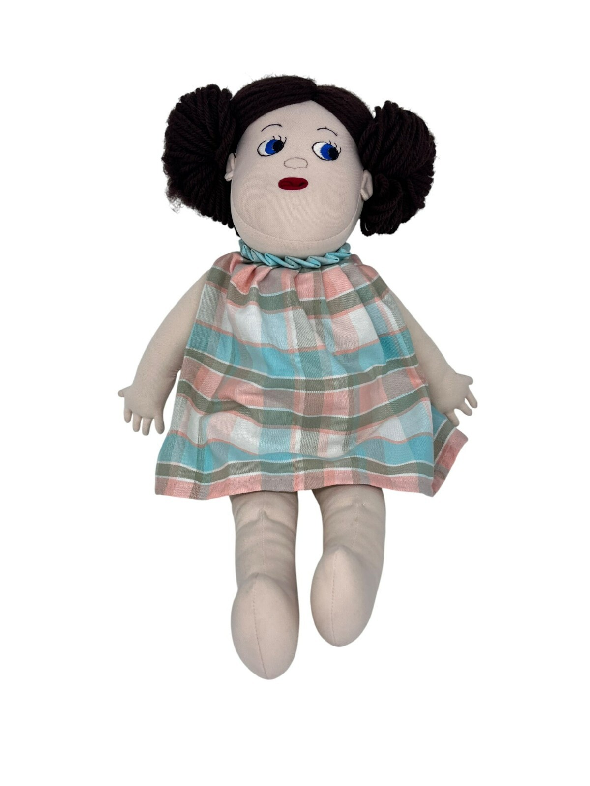 Vintage Teach A Bodies Anatomically Correct Plush Dolls 3pc #2839