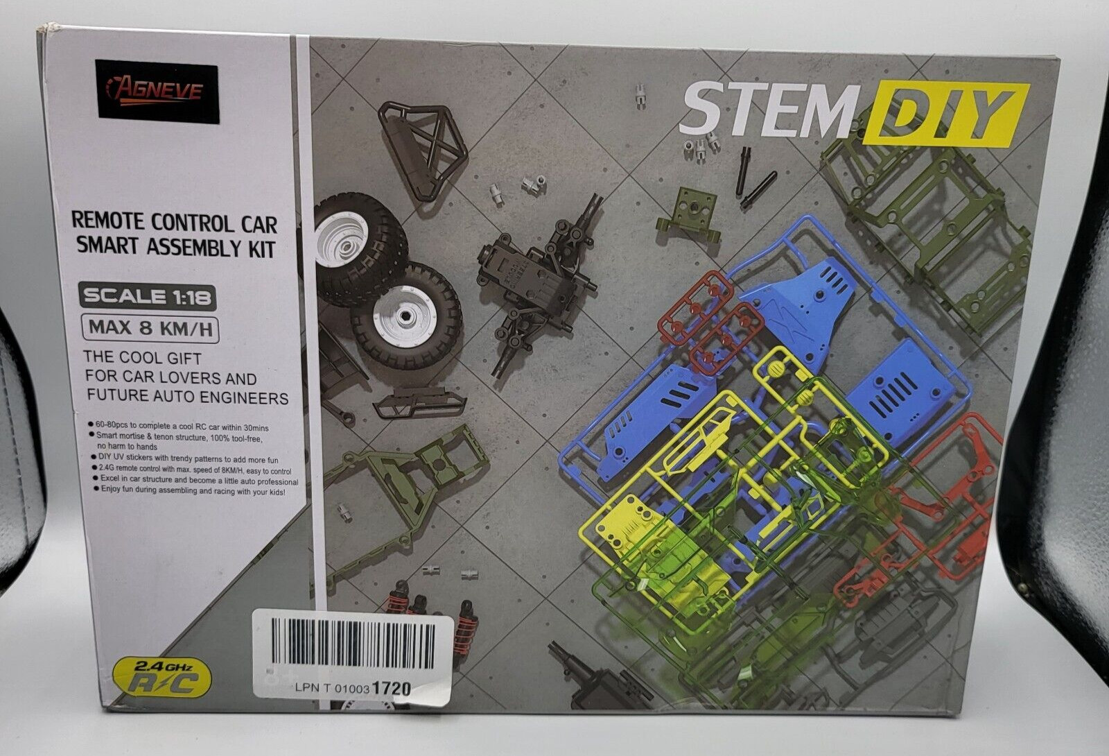 AGNEVE RC STEM DIY TRUCK Smart Assembly Kit Scale 1:18 2.4GHz – NEW