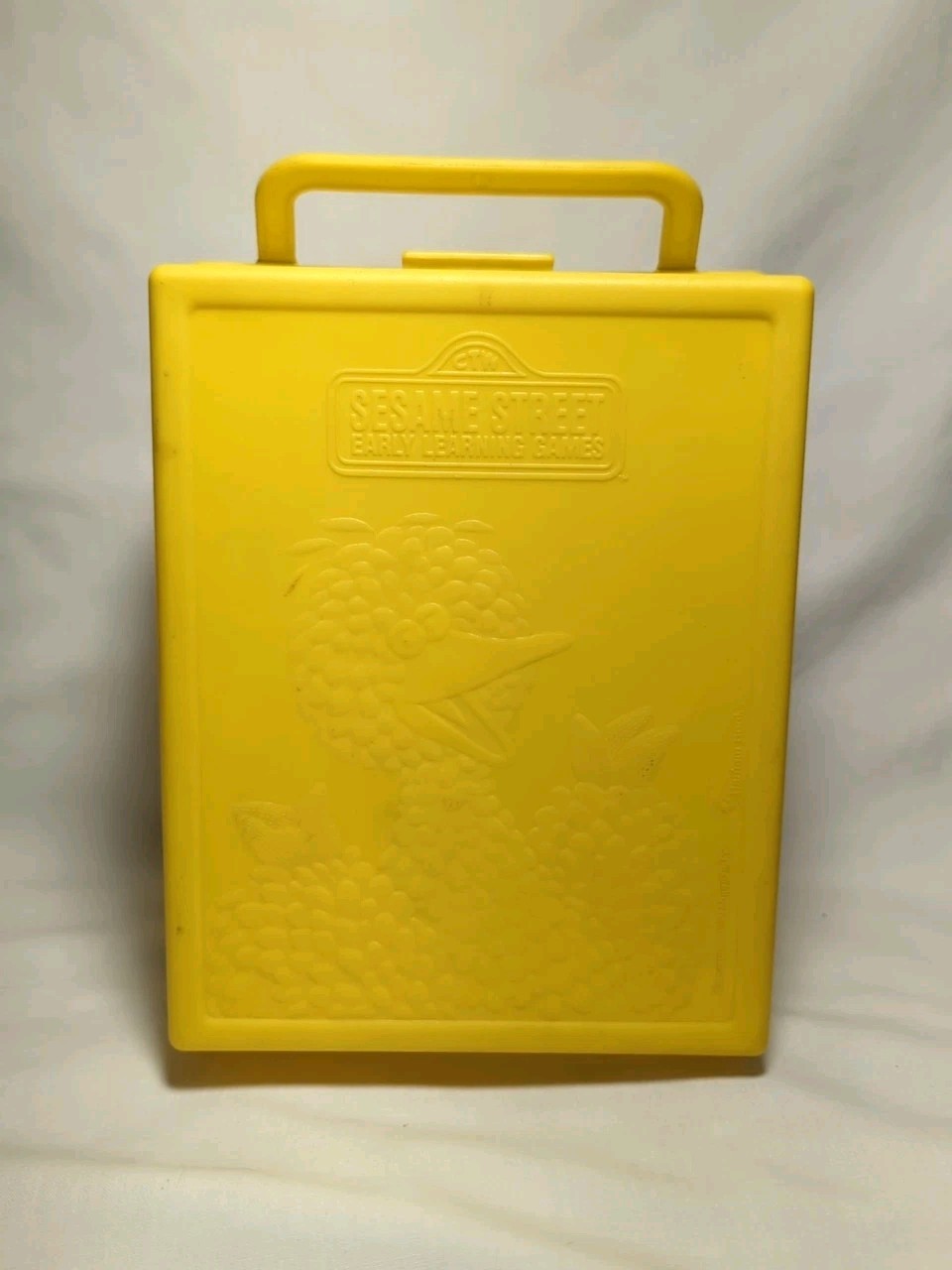 Sesame Street Early Learning Educational Game Yellow Storage CASE ONLY