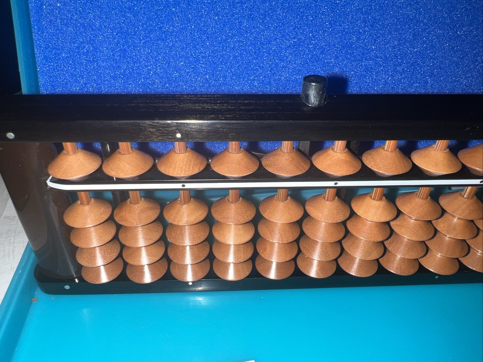 2 Maruichi Abacus Soroban 23 & 13 digits One-Touch Wooden +Inlays+Case