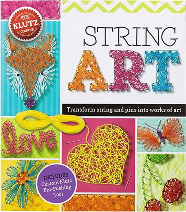 Klutz String Art Kit Unleash Creativity with 20 Fun and Easy Projects for Kids,