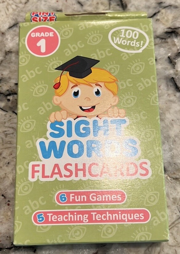 Pint Sized Scholars Pre-K and Kinder Sight Words Flashcards BUNDLE