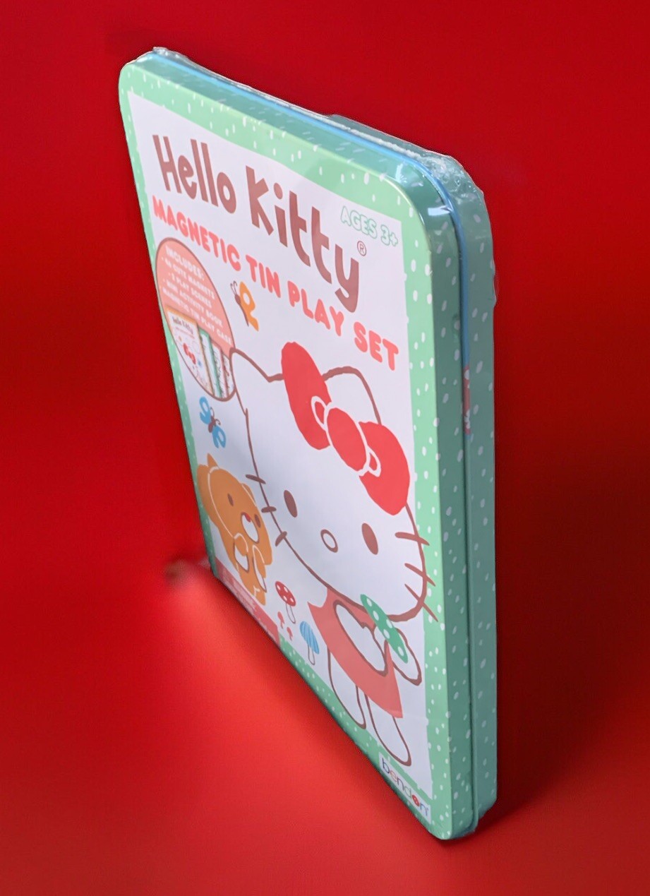 Hello Kitty Magnetic Creative Play Activity Tin Set NEW SEALED