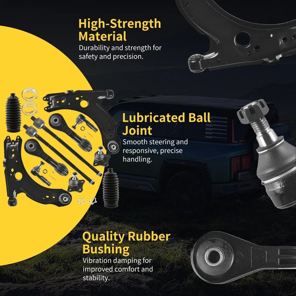 KAYULONE Front Lower Control Arm w/Ball Joint Fit for Volkswagen Golf 99-04,…