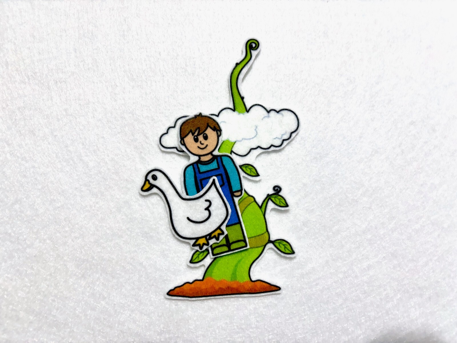 Jack and the Beanstalk Felt Story Flannel Board Story, Kids Gifts, Pretend Play