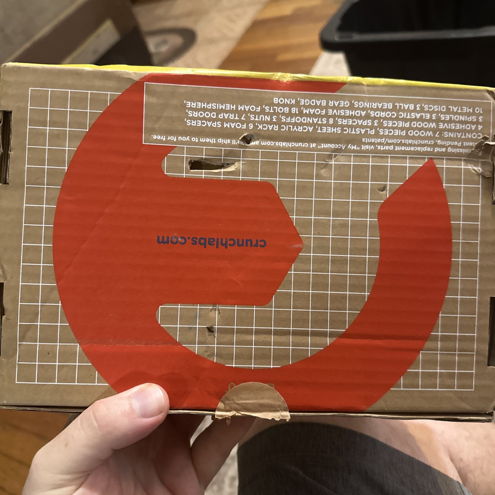 Crunch Labs Box by Mark Rober Trap Door Maze All Items Sealed box damage