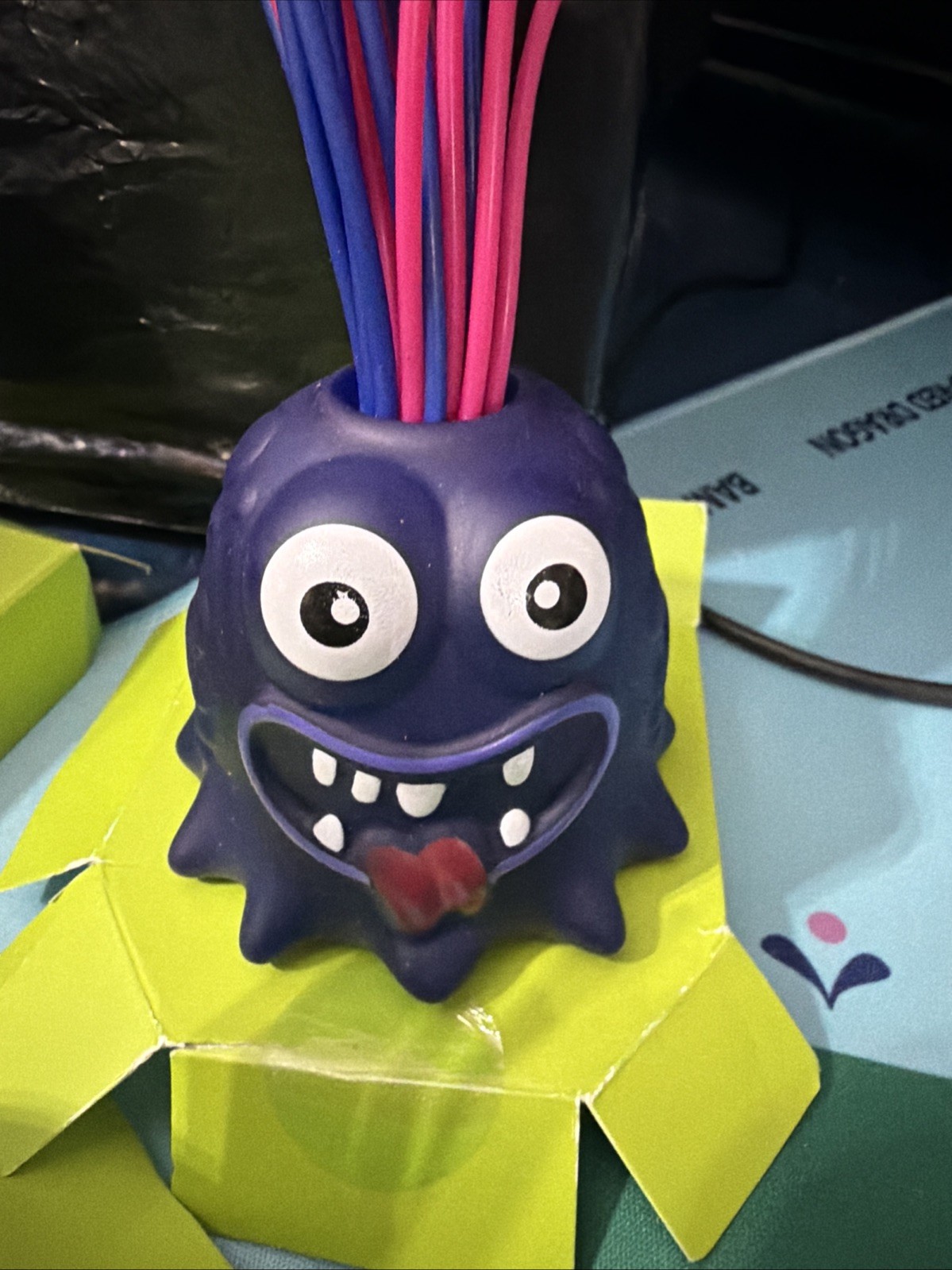 Set Of 5 Novelty Funny Hair Pulling Will Be Screaming Little Monster Teaser Toy