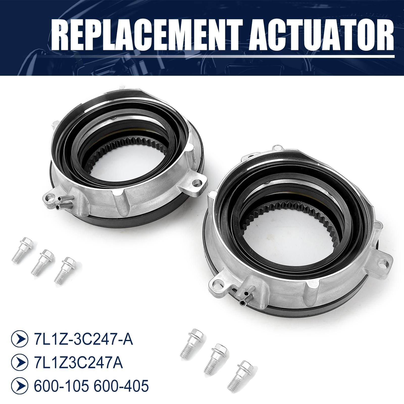 2 PCS 4×4 Locking Hub Actuator Replacement for 2004-2015 Ford F150 2003-2015 …