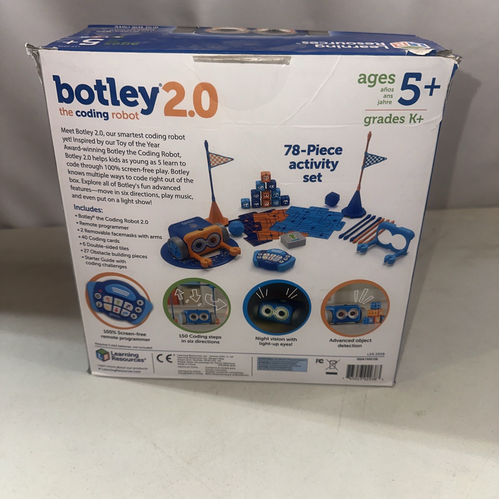 🕋 Botley 2.0 Coding Robot 78 Piece Activity Set Learning Resources🆕️👌‼️