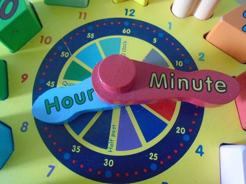 Melissa & Doug Learning Wood Shape Sorting Clock