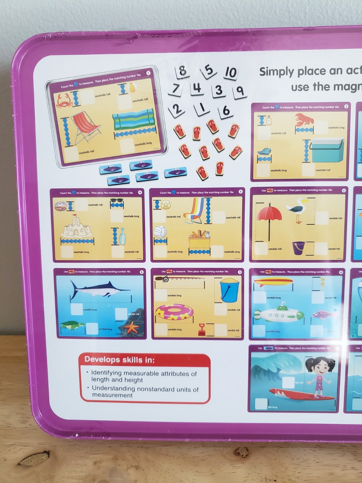 Lakeshore Learning Measurement Magnetic Activity Tin Math Center TT362 SEALED